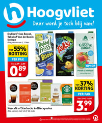 Nescafé of Starbucks koffiecapsules aanbieding bij Hoogvliet – geldig van 11.03.2026 t/m 17.03.2026