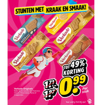 Verkade Originals Nobo Sprits naturel, San Francisco naturel, Nizza kokos, Maria of Knappertjes aanbieding bij Hoogvliet – geldig van 14.01.2026 t/m 20.01.2026