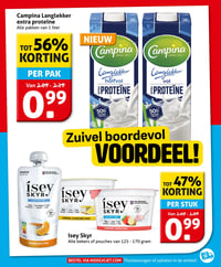 Campina Langlekker extra proteïne aanbieding bij Hoogvliet – geldig van 15.04.2026 t/m 21.04.2026