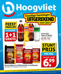 Coca-Cola, Fanta of Sprite aanbieding bij Hoogvliet – geldig van 17.12.2025 t/m 26.12.2025