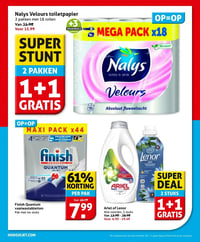 Nalys Velours toiletpapier aanbieding bij Hoogvliet – geldig van 21.01.2026 t/m 27.01.2026
