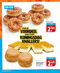 Oranje tompouce of Bossche bol aanbieding bij Hoogvliet – geldig van 22.04.2026 t/m 28.04.2026