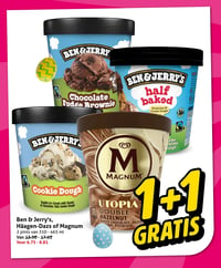 Ben & Jerry's, Häagen-Dazs of Magnum aanbieding bij Hoogvliet – geldig van 25.03.2026 t/m 31.03.2026