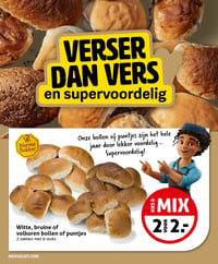Witte, bruine of volkoren bollen of puntjes aanbieding bij Hoogvliet – geldig van 28.01.2026 t/m 03.02.2026