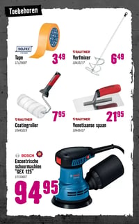 BOSCH Excentrische schuurmachine "GEX 125" aanbieding bij Hornbach – geldig van 05.01.2026 t/m 08.02.2026