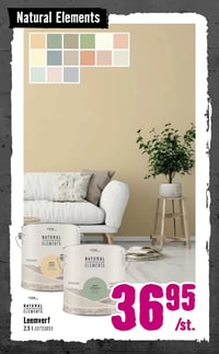 Natural Elements Leemverf aanbieding bij Hornbach – geldig van 05.01.2026 t/m 08.02.2026
