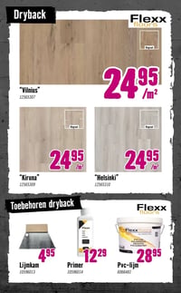 Flexx floors “Helsinki” aanbieding bij Hornbach – geldig van 05.01.2026 t/m 08.02.2026