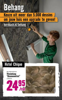 erismann Vliesbehang 'Bloemenmotief' aanbieding bij Hornbach – geldig van 05.01.2026 t/m 08.02.2026