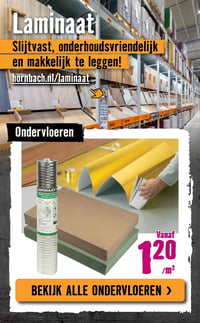 Ondervloeren aanbieding bij Hornbach – geldig van 05.01.2026 t/m 08.02.2026