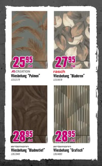 AS CREATION Vliesbehang "Palmen" aanbieding bij Hornbach – geldig van 05.01.2026 t/m 08.02.2026