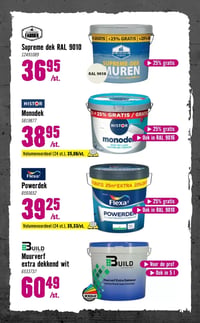 Muurverf extra dekkend wit aanbieding bij Hornbach – geldig van 05.01.2026 t/m 08.02.2026