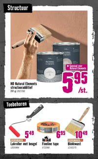 HO Natural Elements structuuraadditief aanbieding bij Hornbach – geldig van 05.01.2026 t/m 08.02.2026