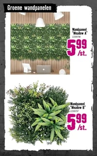 Wandpaneel "Meadow B" aanbieding bij Hornbach – geldig van 05.01.2026 t/m 08.02.2026