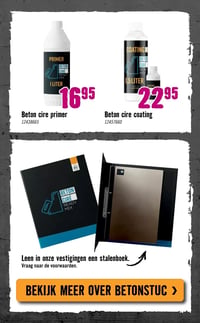 Beton cire coating aanbieding bij Hornbach – geldig van 05.01.2026 t/m 08.02.2026