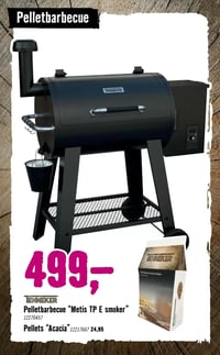 Pelletbarbecue “Metis TP E smoker” aanbieding bij Hornbach – geldig van 06.04.2026 t/m 03.05.2026