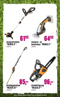 Accugras- en buxusschaar "WG801E.9"* aanbieding bij Hornbach – geldig van 06.04.2026 t/m 03.05.2026