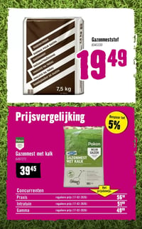 Gazonmest met kalk aanbieding bij Hornbach – geldig van 06.04.2026 t/m 03.05.2026