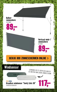 Draadloze windsensor “Somfy Eolis 3D” aanbieding bij Hornbach – geldig van 06.04.2026 t/m 03.05.2026