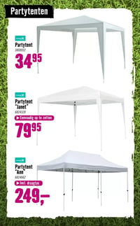 Partytent "Ann" aanbieding bij Hornbach – geldig van 06.04.2026 t/m 03.05.2026