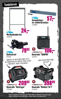 Bouwradio "DABPRO" aanbieding bij Hornbach – geldig van 09.02.2026 t/m 22.02.2026