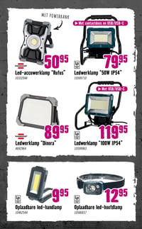 Oplaadbare led-hoofdlamp aanbieding bij Hornbach – geldig van 09.02.2026 t/m 22.02.2026