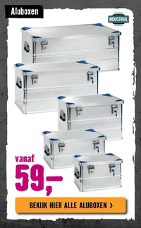 Aluboxen aanbieding bij Hornbach – geldig van 09.02.2026 t/m 22.02.2026