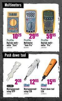 Multimeter "Semi Pro" aanbieding bij Hornbach – geldig van 09.02.2026 t/m 22.02.2026