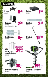 Paalkap aanbieding bij Hornbach – geldig van 09.03.2026 t/m 05.04.2026
