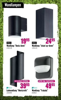 Wandlamp "Trabada" aanbieding bij Hornbach – geldig van 09.03.2026 t/m 05.04.2026