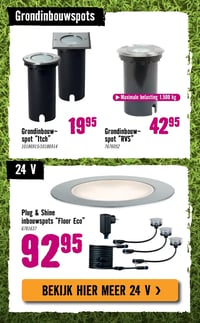 Grondinbouw-spot "RVS" aanbieding bij Hornbach – geldig van 09.03.2026 t/m 05.04.2026