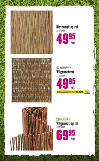 Rietenmat op rol aanbieding bij Hornbach – geldig van 09.03.2026 t/m 05.04.2026