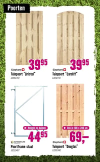 Poortframe staal aanbieding bij Hornbach – geldig van 09.03.2026 t/m 05.04.2026