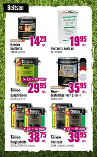 Hybride houtbeits aanbieding bij Hornbach – geldig van 09.03.2026 t/m 05.04.2026
