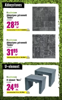 U-element "Nero" aanbieding bij Hornbach – geldig van 09.03.2026 t/m 05.04.2026