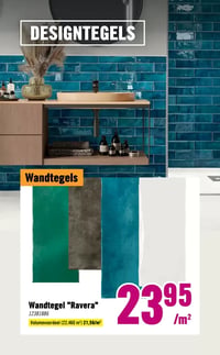 Wandtegel "Ravera" aanbieding bij Hornbach – geldig van 23.02.2026 t/m 08.03.2026