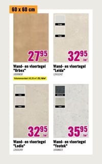 Wand- en vloertegel "Yeotek" aanbieding bij Hornbach – geldig van 23.02.2026 t/m 08.03.2026