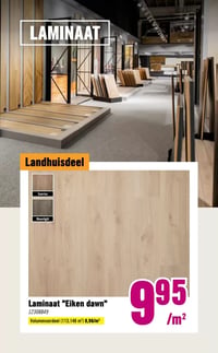 Laminaat "Eiken dawn" aanbieding bij Hornbach – geldig van 23.02.2026 t/m 08.03.2026