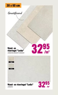 Wand- en vloertegel "Lodio" aanbieding bij Hornbach – geldig van 23.02.2026 t/m 08.03.2026