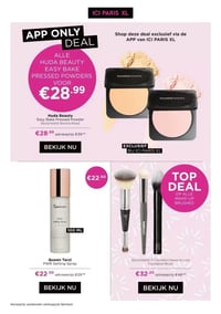 Make-up brushes aanbieding bij Ici-paris-xl – geldig van 23.02.2026 t/m 08.03.2026