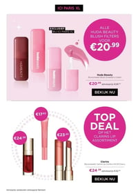 Clarins aanbieding bij Ici-paris-xl – geldig van 23.02.2026 t/m 08.03.2026