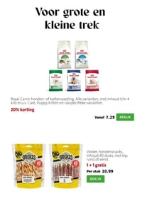 Voskes hondensnacks aanbieding bij Intratuin – geldig van 06.04.2026 t/m 12.04.2026