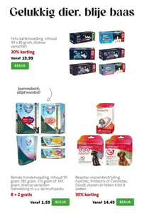 Felix kattenvoeding. Inhoud 44 x 85 gram, diverse varianten. aanbieding bij Intratuin – geldig van 09.03.2026 t/m 15.03.2026