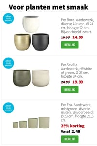 Pot Sevilla aanbieding bij Intratuin – geldig van 19.01.2026 t/m 25.01.2026
