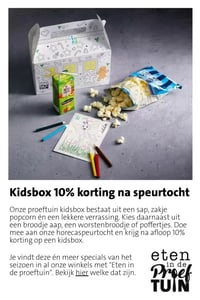 Kidsbox 10% korting na speurtocht aanbieding bij Intratuin – geldig van 23.02.2026 t/m 01.03.2026