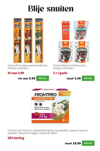 Proline Boxby hondensnacks. aanbieding bij Intratuin – geldig van 23.03.2026 t/m 29.03.2026