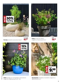Pot Linda. Aardewerk, zand, diverse maten. aanbieding bij Intratuin – geldig van 30.03.2026 t/m 05.04.2026
