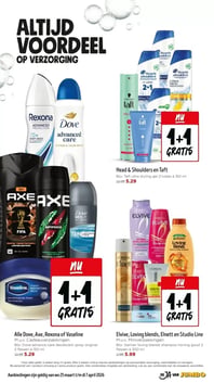 Alle Dove, Axe, Rexona of Vaseline aanbieding bij Jumbo – geldig van 01.04.2026 t/m 07.04.2026