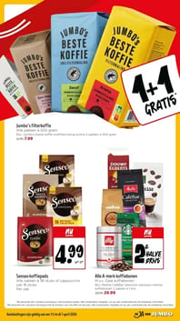 Jumbo's filterkoffie aanbieding bij Jumbo – geldig van 01.04.2026 t/m 07.04.2026