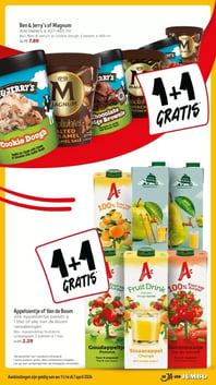 Ben & Jerry's of Magnum aanbieding bij Jumbo – geldig van 01.04.2026 t/m 07.04.2026