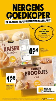 KAISER broodjes aanbieding bij Jumbo – geldig van 01.04.2026 t/m 07.04.2026